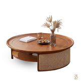 Modern Rattan Center Table